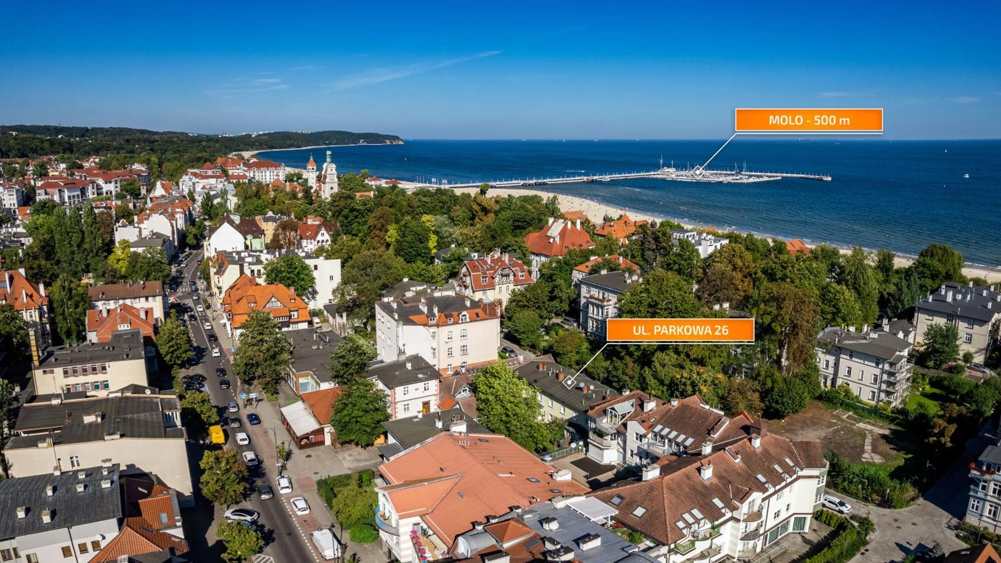 Apartamenty Sun & Snow Parkowa Σόποτ Εξωτερικό φωτογραφία